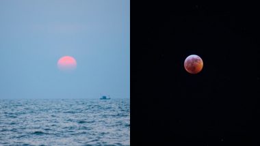 Pink Moon 2019: Gorgeous Full Moon Graces Skies Across the World on Good Friday, Check Pics And Videos