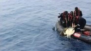 Indian Coast Guard Rescues Endangered Olive Ridley Turtle Entangled in Net Along Maritime Boundary With Pakistan (Watch Video)