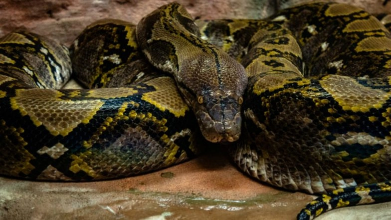 Snake in Toilet! Python Slithers into Indian-Style Commode; Mumbai Resident Faints After Spotting It