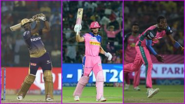 RR vs KKR, IPL 2019 Match 21, Key Players: Andre Russell to Jos Buttler to Jofra Archer, These Cricketers Are to Watch Out for at Sawai Mansingh Stadium