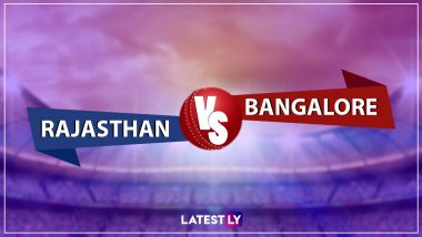 RR vs RCB, IPL 2019 Live Cricket Streaming: Watch Free Telecast of Rajasthan Royals vs Royal Challengers Bangalore on Star Sports and Hotstar Online