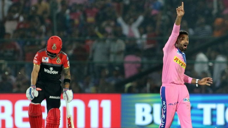 RR vs RCB Stat Highlights: Shreyas Gopal Spins Rajasthan Royals to Their First IPL 12 Victory (Watch Video)
