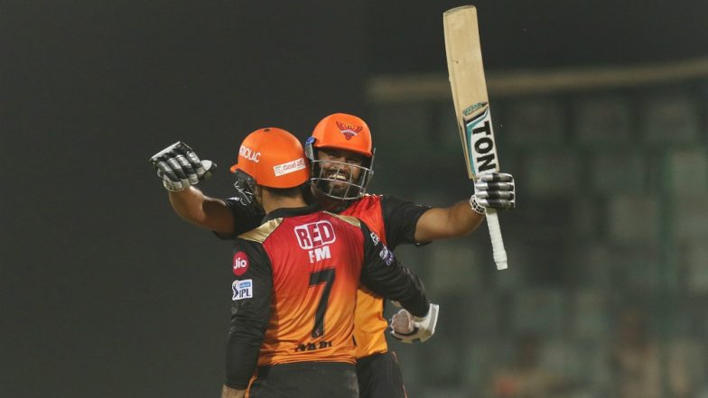 DC vs SRH, IPL 2019: In-Form Sunrisers Hyderabad Beat Lacklustre Delhi Capitals by 5 Wickets