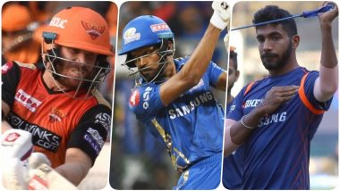 SRH vs MI, IPL 2019 Match 19, Key Players: David Warner to Hardik Pandya to Rashid Khan, These Cricketers Are to Watch Out for at Rajiv Gandhi International Stadium