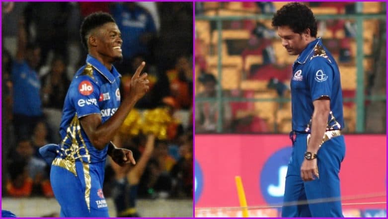 Sachin Tendulkar 'Regrets' Missing Alzarri Joseph’s Record-Breaking Bowling Spell During SRH vs MI IPL 2019 Match Sachin Tendulkar 'Regrets' Missing Alzarri Joseph’s Record-Breaking Bowling Spell During SRH vs MI IPL 2019 Match