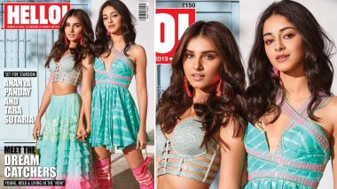 SOTY 2 Actresses Tara Sutaria and Ananya Panday Look Summer-Ready and Refreshing in Shades of Blue on the Hello Cover - See Pic!