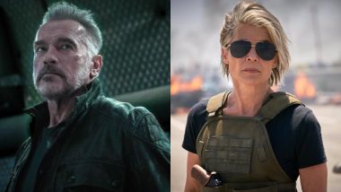 Terminator: Dark Fate First Look Out! Arnold Schwarzenegger and Linda Hamilton as Sarah Connor Look Badass - View Pics