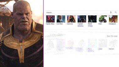 Google Turns Thanos; Wipes Away Half Search Results With One Snap of Infinity Stone Gauntlet