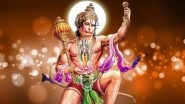 Hanuman Jayanthi Images & Jai Bajrangbali HD Wallpapers for Free Download Online: Wish Happy Hanuman Jayanti 2019 With GIF Greetings & WhatsApp Sticker Messages