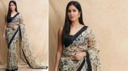 Bharat: Katrina Kaif Steps out Wearing a Sabyasachi Mukherjee Saree and All We Can Say is 'Mashallah' - View Pics