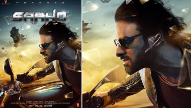 Saaho New Poster: Prabhas Is Raising Temperatures As He Races Against the Storm – View Pic