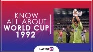 Know All About 1992 Cricket World Cup: History, Participants and Winner of the Fifth Edition of World Cup