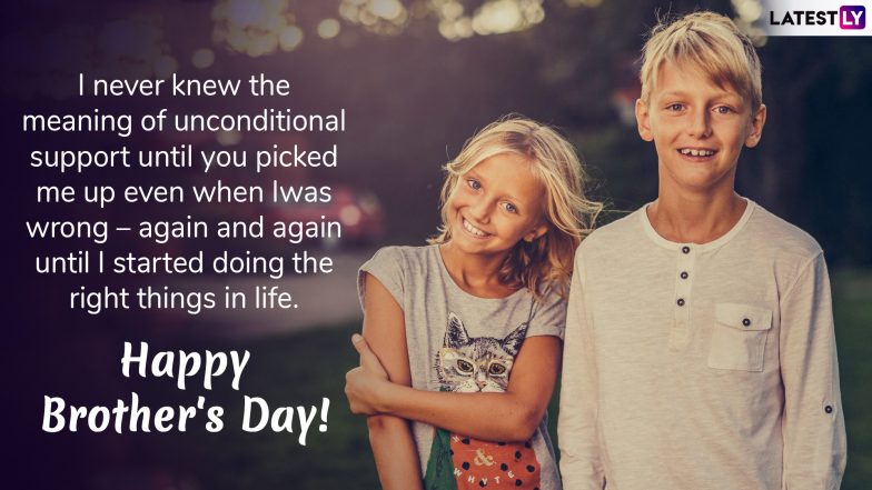 National Brother&rsquo;s Day 2019 Quotes & Messages: Sweet Greetings to Wish Happy Brother&rsquo;s Day