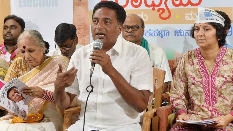 Lok Sabha Election Results 2019: Prakash Raj  Says 'Solid Slap on My Face' on Losing in the Bengaluru Central Constituency