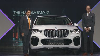 ‘God of Cricket’ Sachin Tendulkar Launches 2019 BMW X5 Luxury SUV; India Price Starts From Rs 72.90 Lakh