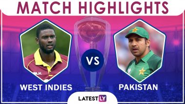 Pakistan vs West Indies Stat Highlights: WI Beat PAK by 7 Wickets in ICC Cricket World Cup 2019 Match 2