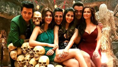 Akshay Kumar, Kriti Sanon, Riteish Deshmukh Enjoy the HouseFull of Thrones – View Pic