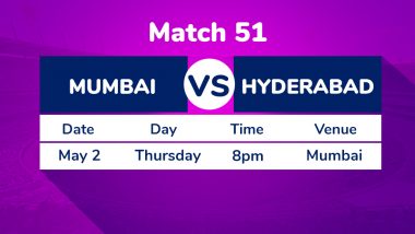 MI vs SRH, IPL 2019 Match 51 Preview: Sunrisers Hyderabad Aim to Move Up in Points Table Against Mumbai Indians