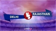 DC vs RR, IPL 2019 Live Cricket Streaming: Watch Free Telecast of Delhi Capitals vs Rajasthan Royals on Star Sports and Hotstar Online