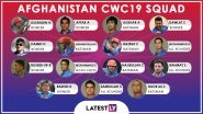 Team Afghanistan at ICC Cricket World Cup 2019: Squad, Player Profiles of Afghanistan National Cricket Team for CWC19