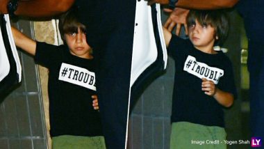 Shah Rukh Khan’s Son AbRam Is #Trouble in His Latest Pictures