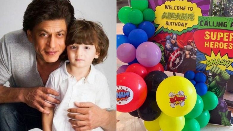 Shah Rukh Khan's Youngest Son AbRam Had A Marvel Themed Birthday Party And Here Are All The Pics
