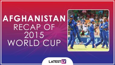 Ahead of ICC Cricket World Cup 2019, Here’s a Look Back at How Afghanistan Fared at the Last Edition of the CWC