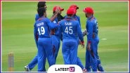 Schedule of Team Afghanistan at ICC Cricket World Cup 2019: List of AFG Team&rsquo;s Matches, Time Table, Date, Venue and Squad Details