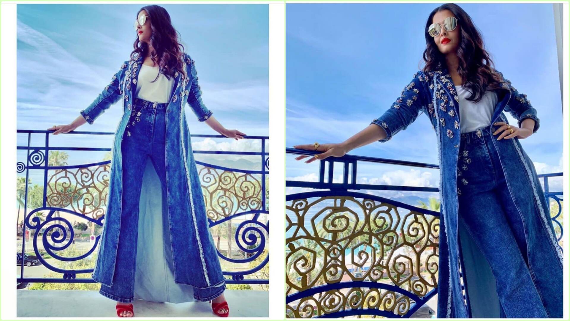 Aishwarya Rai Bachchan in Custom Falguni Shane Peacock Creation. Aishwarya Rai Bachchan in Custom Falguni Shane Peacock Creation.