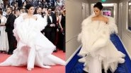 Aishwarya Rai Bachchan Goes For A Dramatic Yet Underwhelming Feathered Gown As Her Second Red Carpet Look At The 2019 Cannes Film Festival - View Pics