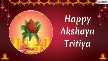 Akshaya Tritiya 2019 Messages in Hindi: WhatsApp Stickers, SMS, GIF Images, Wishes and Greetings to Send on Akha Teej