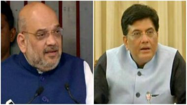 PM Narendra Modi 2.0: As Arun Jaitley Exits Cabinet, Amit Shah and Piyush Goyal Likely to Pitched For Finance Portfolio