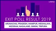 Exit Poll Results Of Lok Sabha Elections 2019 For All Constituencies of Arunachal Pradesh, Manipur, Meghalaya, Mizoram, Nagaland, Sikkim and Tripura: BJP Set to Win 6 Seats, Congress 3, Others 2