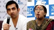 Pamphlet Row: Gautam Gambhir Sends Defamation Notice to Atishi, Arvind Kejriwal, Manish Sisodia