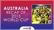 Ahead of ICC Cricket World Cup 2019, Here&rsquo;s a Look Back at How Australia Fared at the Last Edition of the CWC