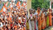 Lok Sabha Elections 2019 Phase 6: Man in UP's Jaunpur Wipes Shoes With BJP Flag, Stokes Violence