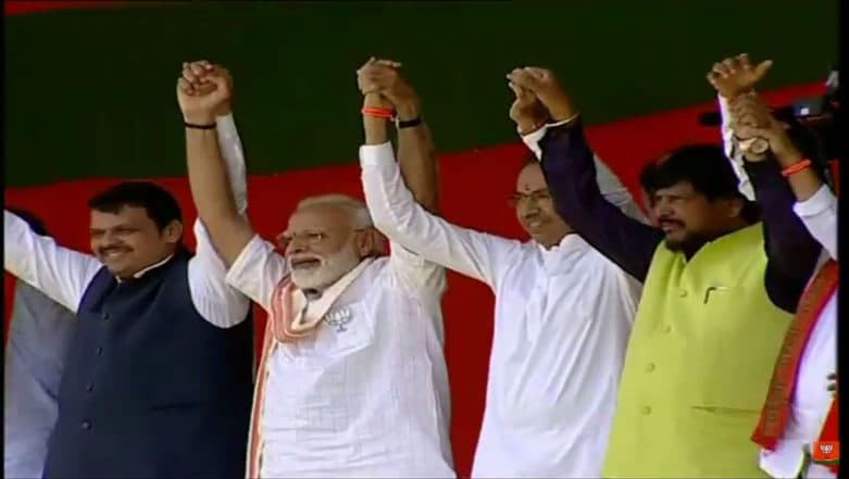 IANS-CVoter Exit Poll Results for Maharashtra: NDA Projected to Win 34 Seats in Lok Sabha Elections 2019 IANS-CVoter Exit Poll Results for Maharashtra: NDA Projected to Win 34 Seats in Lok Sabha Elections 2019