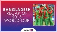 Ahead of ICC Cricket World Cup 2019, Here&rsquo;s a Look Back at How Bangladesh Fared at the Last Edition of the CWC