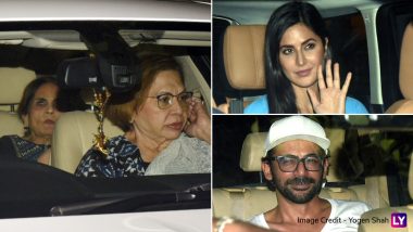 Bharat: Salman Khan’s Mom Salma, Katrina Kaif, Sunil Grover and Others Attend Special Screening of Ali Abbas Zafar’s Film – See Pics