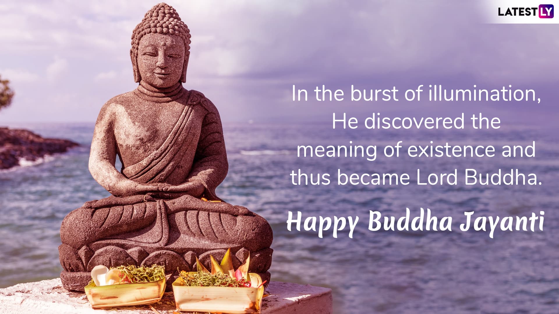 Happy Buddha Jayanti 2019 Greetings WhatsApp Stickers, GIF Images