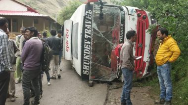 Bus Carrying BJP Workers Overturns in Himachal Pradesh, Seven Injured