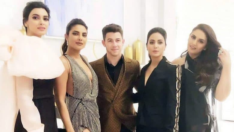 Cannes 2019: Nick Jonas Happily Poses with Priyanka Chopra and Her Desi Girls - Hina Khan, Diana Penty and Huma Qureshi Cannes 2019: Nick Jonas Happily Poses with Priyanka Chopra and Her Desi Girls - Hina Khan, Diana Penty and Huma Qureshi