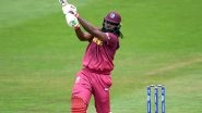 Chris Gayle Plays His Last World Cup Match! Watch 'Universe Boss' in Action During AFG vs WI, ICC Cricket World Cup 2019 Game