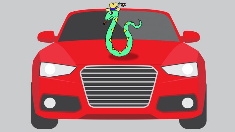 Cobra Enters Parked Car in Kasaragod Municipal Block Office in Kerala, Refuses to Leave
