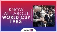 Know All About 1983 Cricket World Cup: History, Participants and Winner of the Third Edition of World Cup