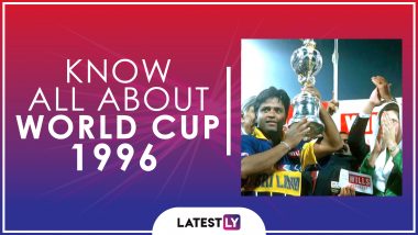 Know All About 1996 Cricket World Cup: History, Participants and Winner of the Sixth Edition of World Cup