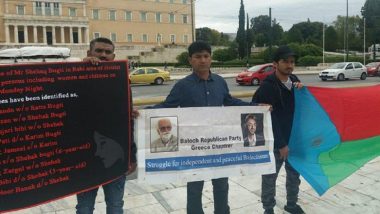 Greece: Protests Held Against Pakistani Forces After Baloch Women, Children Abducted