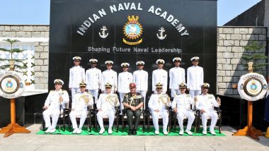 Army Chief General Bipin Rawat Reviews Passing Out Parade of 264 Cadets at Indian Naval Academy