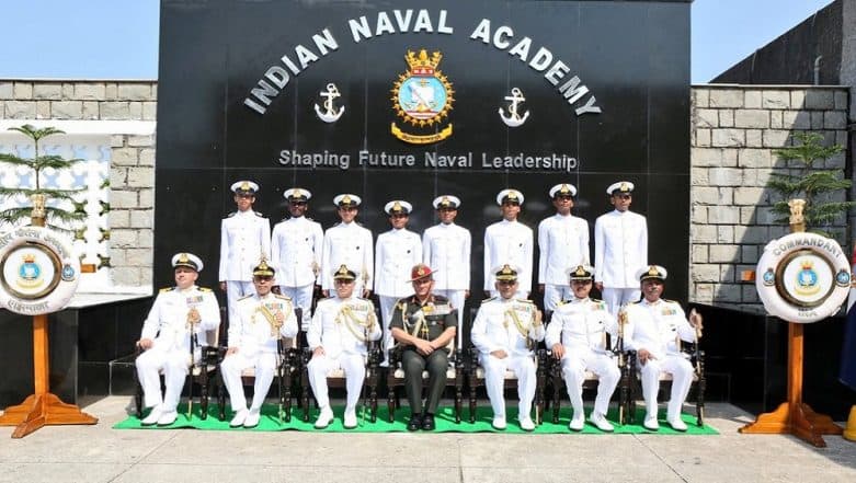 Army Chief General Bipin Rawat Reviews Passing Out Parade of 264 Cadets at Indian Naval Academy Army Chief General Bipin Rawat Reviews Passing Out Parade of 264 Cadets at Indian Naval Academy