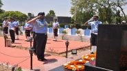 IAF's Kargil War Martyrs Honoured by Air Chief Marshal BS Dhanoa And Lt Gen YK Joshi By Flying 'Missing Man Formation' in Sarsawa; Watch Video